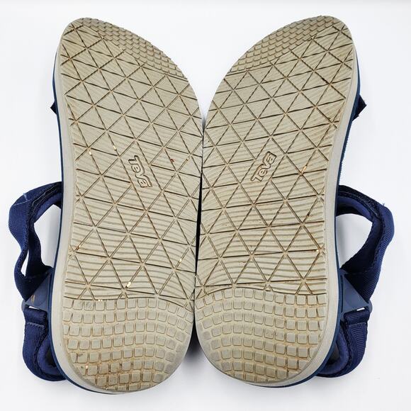 Teva Original Universal Premier Sandals Navy Blue Adjustable Straps Women's 12 - Picture 9 of 11